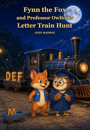 Cover of Fynn the Fox and Professor Owlton's Letter Train Hunt