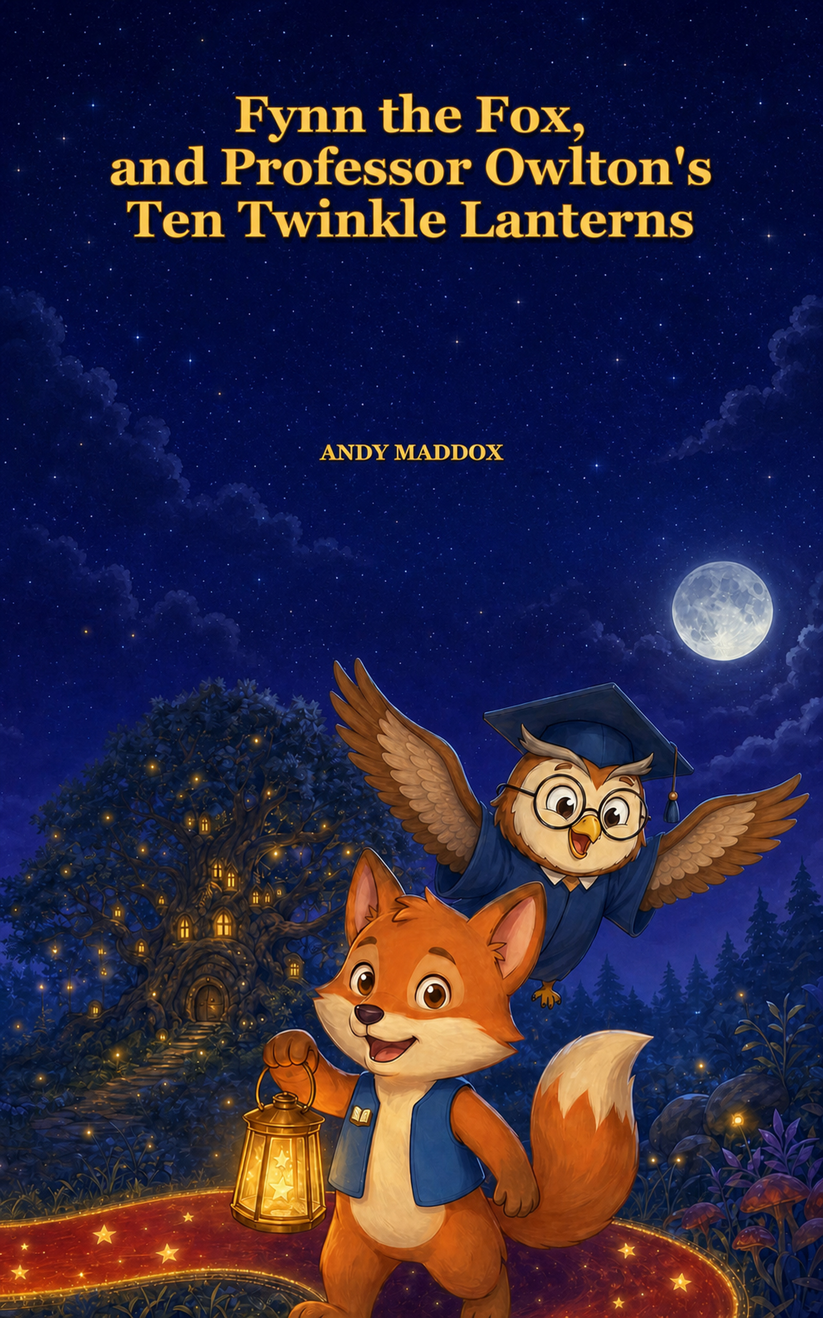 Cover of Fynn the Fox and Professor Owlton's Ten Twinkle Lanterns